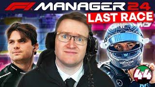 THE FINAL EPISODE OF SEASON 2  F1 Manager 2024 CREATE-A-TEAM EP 44