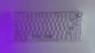 ⌨️ ПРОЗРАЧНАЯ КЛАВИАТУРА с RGB и ПРОЗРАЧНЫМИ ПЕРЕКЛЮЧАТЕЛЯМИ за 8000₽ MACHENIKE K500F @Machenike