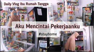 KEGIATAN AKU DI WARUNG SEMBAKO  DAILY VLOG IBU RUMAH TANGGA