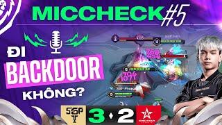 ĐI BACKDOOR KHÔNG?  MIC CHECK #5 1S - SGP  ĐTDV MÙA XUÂN 2024