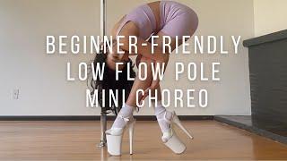 Beginner-Friendly Low Flow Pole Mini Choreo Pirouettes & Pole Squats - Step-by-Step Tutorial