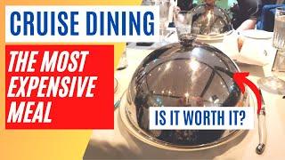 I Tried The MOST EXPENSIVE thing on the menu on Norwegian Cruise Line