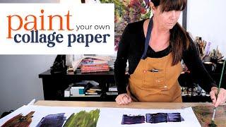 Improve Your Color Skills by Painting Your Own Collage Paper  Color Study Part 2