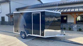 2021 Neo 7x12 NAMR Aluminum Enclosed Motorcycle Trailer 2990# GVW