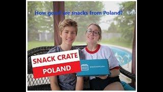 SNACK CRATE Unboxing Snacks From POLAND Canadians try Polish Treats ft. Madi Anger