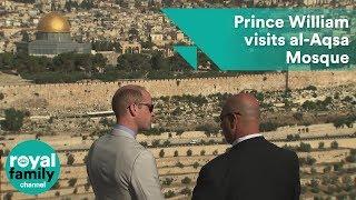 Prince William visits al-Aqsa Mosque in Jerusalem
