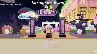 kuromi arch wall  my hello kitty cafe roblox