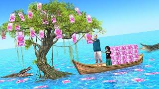 जादुई नदी पैसे का पेड़ Garib Ka Magical River Money Tree House New Funny Comedy Video