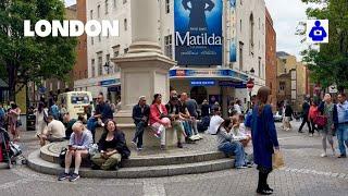 London Summer Walk  West End Piccadilly Circus to SOHO  Central London Walking Tour 4K HDR