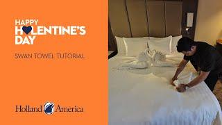 Bring Wildlife to Life at Home With Towel-Folding Techniques from Holland America