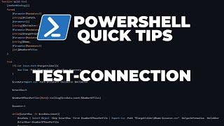 PowerShell Quick Tips  Test-Connection