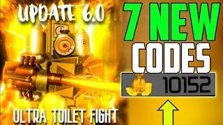 Update 6.0 ULTRA TOILET FIGHT CODES IN JULY 2024 - CODES ULTRA TOILET FIGHT 2024