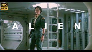 Alien 1979 Jones Scene Movie Clip Upscale 4k UHD HDR - Dolby Vision Sigourney Weaver