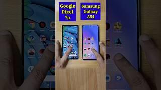 Google Pixel 7A Vs Samsung Galaxy A54 Speed Test Comparison 