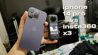 Iphone 14 pro max vs insta360 x3