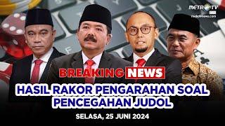 BREAKING NEWS - KONPERS HASIL RAKOR PENGARAHAN SOAL PENCEGAHAN JUDOL