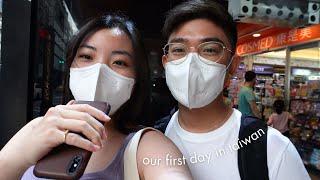 TAIWAN VLOG  flying in first day exploring Taipei grabbing essentials for our month-long stay