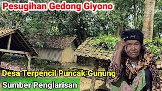 Desa Terpencil Area Pesugihan Gedong Giyono Perbatasan Ponorogo Wonogiri