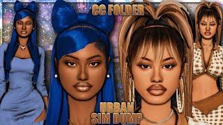 URBAN SIM DUMP 102  - CC & SIM DOWNLOAD  Sims 4 CAS