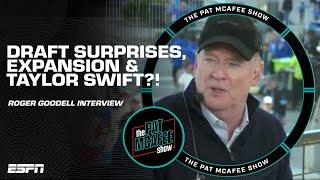 Roger Goodell talks NFL expansion Draft surprises & Taylor Swift?   The Pat McAfee Show