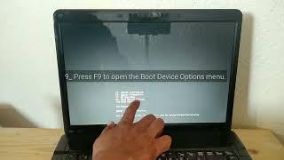 How to Boot From USB Flash Drive on Laptop HP Compaq 6735s