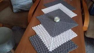 How to crochet Table Mat  Table Runner full tutorial