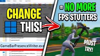 How To Fix FPS STUTTERS In Fortnite Chapter 4 Change This Windows Setting