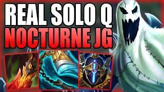 HOW TO NAVIGATE THE REAL SOLO Q EXPERIENCE WITH NOCTURNE JUNGLE - Gameplay Guide League of Legends