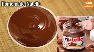 Homemade Nutella Recipe  Nutella Recipe  Nutella Recipe without Hazelnuts  How to make Nutella