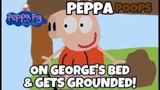 PPGG S1E26 Peppa poops on Georges bed and gets grounded
