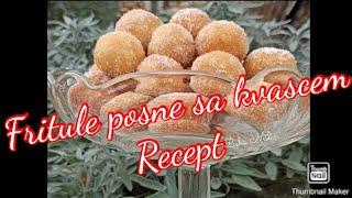 Fritule   Posne sa kvascom ️️ doughnuts recipe yummy doughnuts