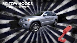 2014 Jeep Grand Cherokee WK2 - Rough Country Tow Hooks - Paint and Install