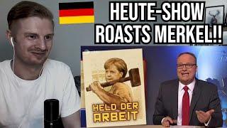 Reaction To heute-show Angela Merkel - A Cross Between Lady Gaga and Kim Jong Un