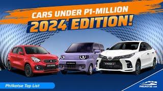 TOP CARS this 2024 - Under 1 Million Pesos  Philkotse Top List