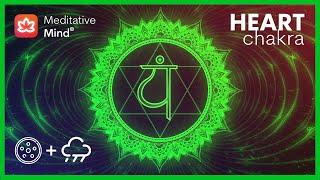  Heart Chakra Healing with HANG Drum + Rain Music  Attract Love  Let Go Of Emotional Pain