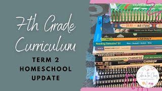 7th Grade Curriculum Update  Term 2  Math Language Arts and Electives Homeschool Curriculum