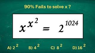 How to solve  ‘x’    Maths Olympiad problem