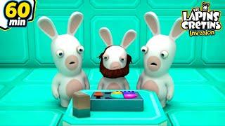 Les Lapins Passent un Test  - Compilation 1H  Les Lapins Crétins Invasion  Nouveaux épisodes HD