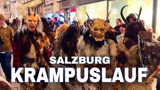 Krampuslauf in Salzburg 2023 Getreidgasse