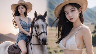 4K Ai Lookbook  Love Horse Girl 2