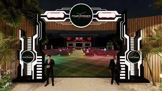 3D Virtual Event Design Walkthrough 2021  2022  Hybrid Event  360xWorld  Event Presentation