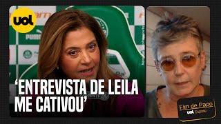 HISTÓRICA ENTREVISTA COLETIVA DE LEILA PEREIRA NO PALMEIRAS ME CATIVOU DIZ MILLY LACOMBE