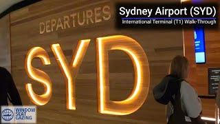 Sydney SYD Airport International Terminal T1 Walk-Through  4K