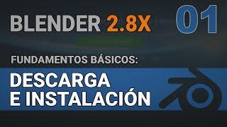  APRENDE Como Descargar e Instalar Blender 2.8X En Español   Fundamentos básicos de Blender