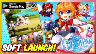 Merge Girls  Idle RPG - First Impressions Gameplay Android  Soft Launch