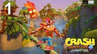 CRASH BANDICOOT 4- 4K HDR 60fps Gameplay Walkthrough High Graphics No Commentary  - Games for PS5