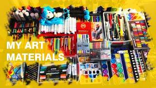 My Art Materials \ Kullandığım Sanat Malzemeleri