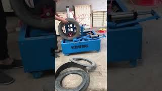 waste tire cutting machine