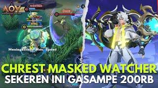 DARI CUMI JADI MANUSIA GANTENG CHREST MASKED WATCHER DI AOV GASAMPE 200RB GOKIL WAJIB BGT BELI