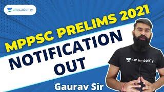 MPPSC PRELIMS 2021  NOTIFICATION OUT    GAURAV SHARMA